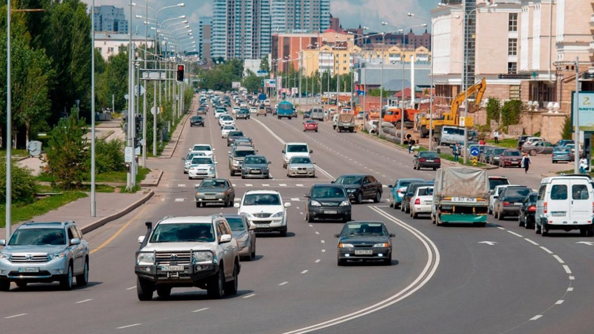 Автомобильное движение в Астане