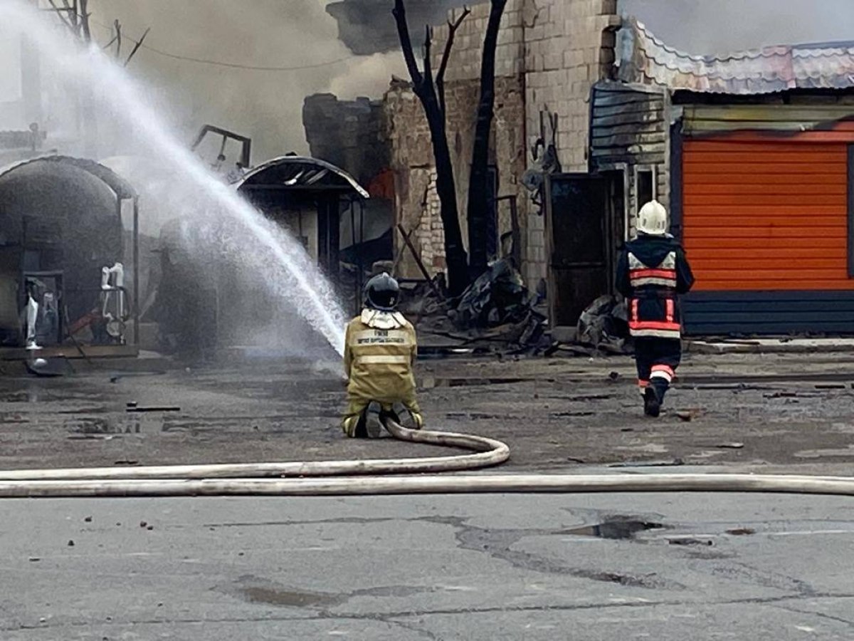 Пожар на АЗС в Экибастузе: возбуждено уголовное дело