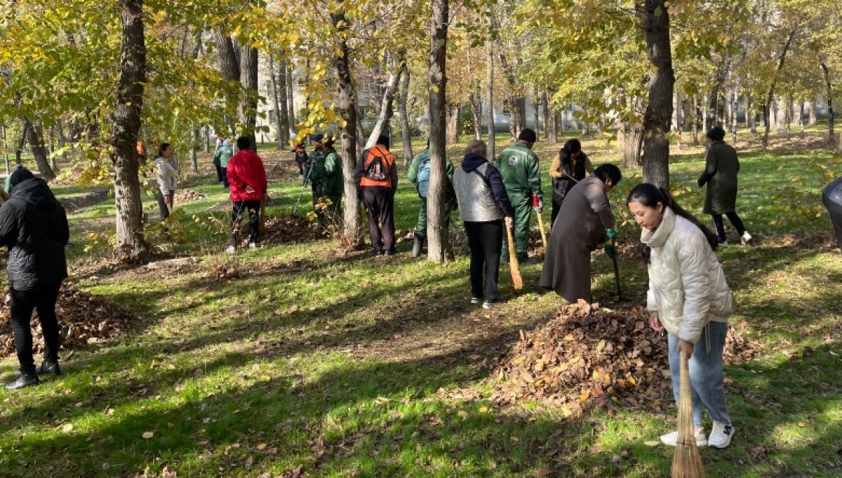 В Жамбылской области продолжается экологическая акция «Таза Қазақстан»