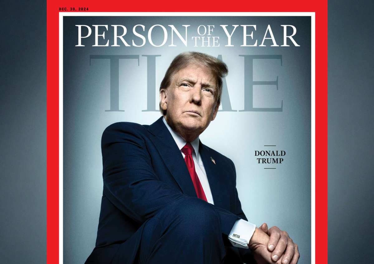 Журнал Time назвал Дональда Трампа человеком года