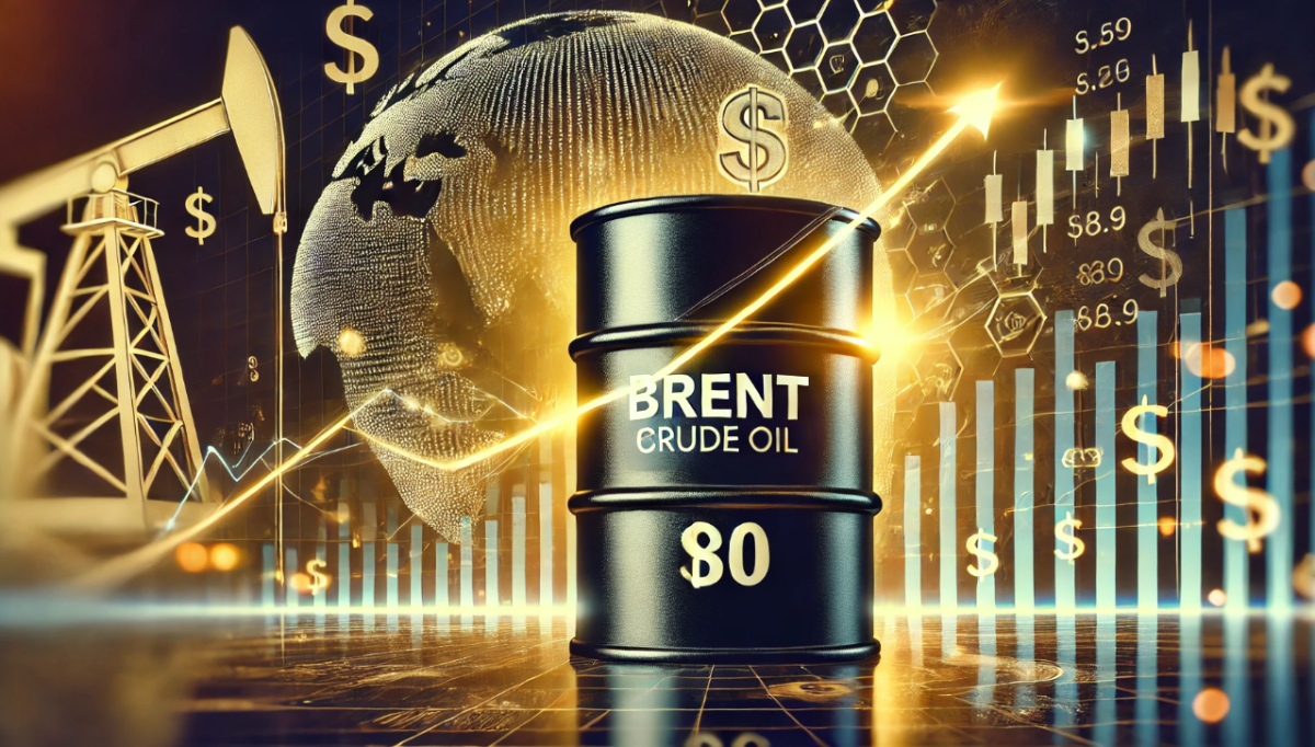 Цены на нефть Brent превысили 80 долларов впервые за три месяца