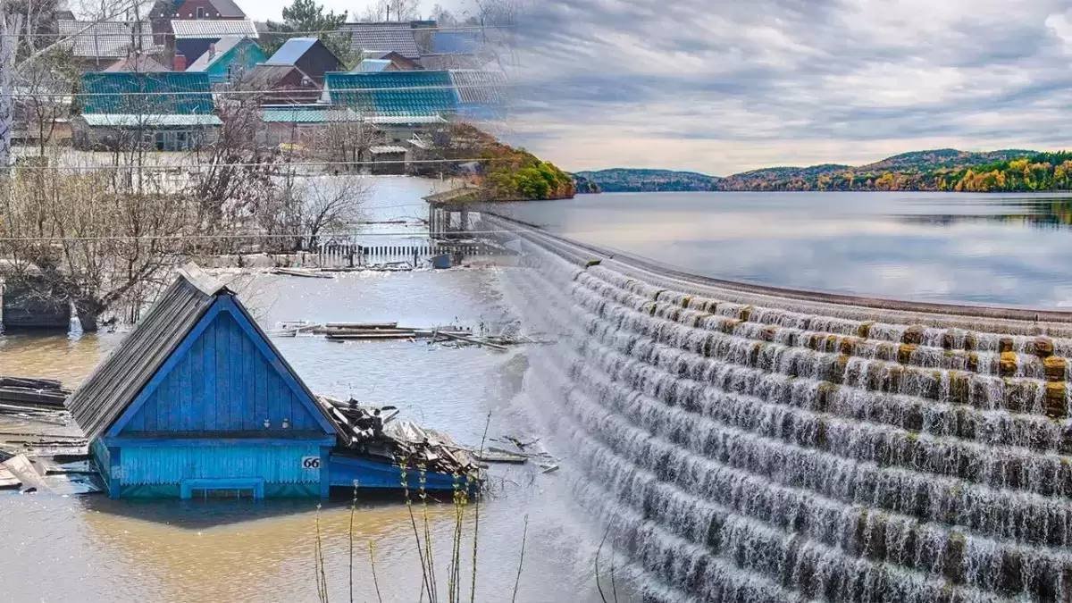 Россия удвоила сброс воды в реку Жайык перед паводками: что ответили в МЧС Казахстана