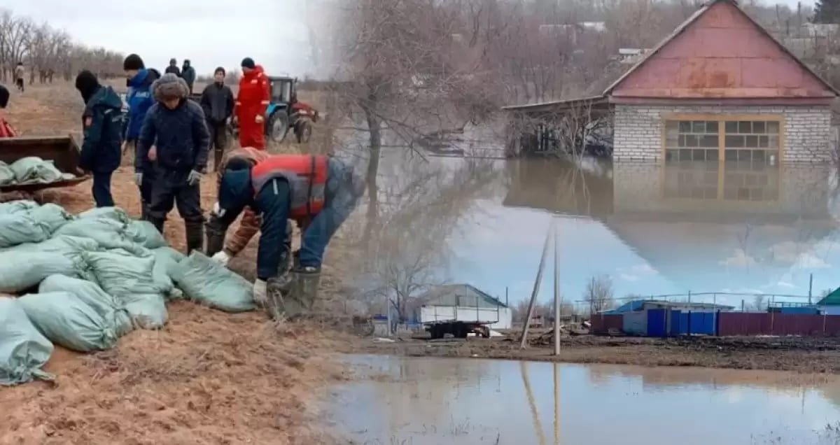 Город ушел под воду в Акмолинской области: жители делятся кадрами наводнения