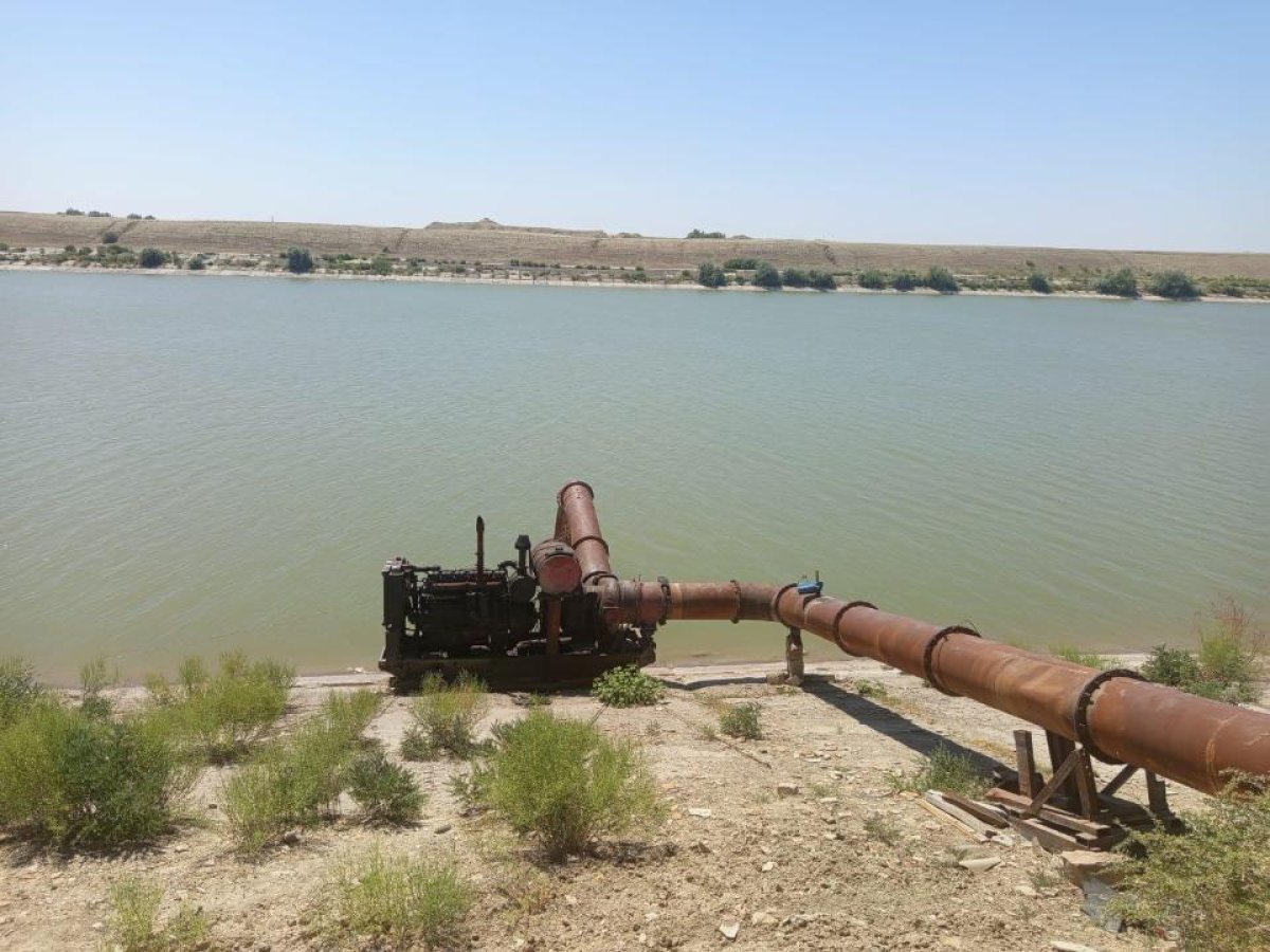 Незаконные насосные установки для забора воды выявили на Сырдарье