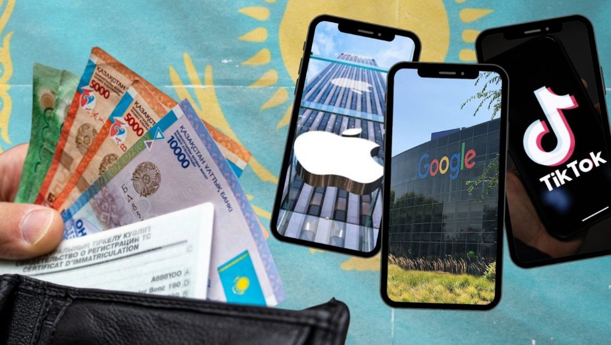 Apple, Google, TikTok: сколько налогов заплатили иностранные гиганты в Казахстане