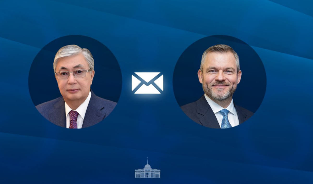 Токаев поздравил президента Словакии с Днем Конституции