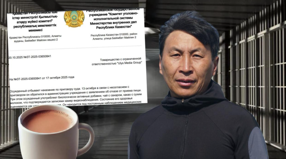 «Какао с сухим молоком»: КУИС и адвокат спорят о состоянии Жыланбаева