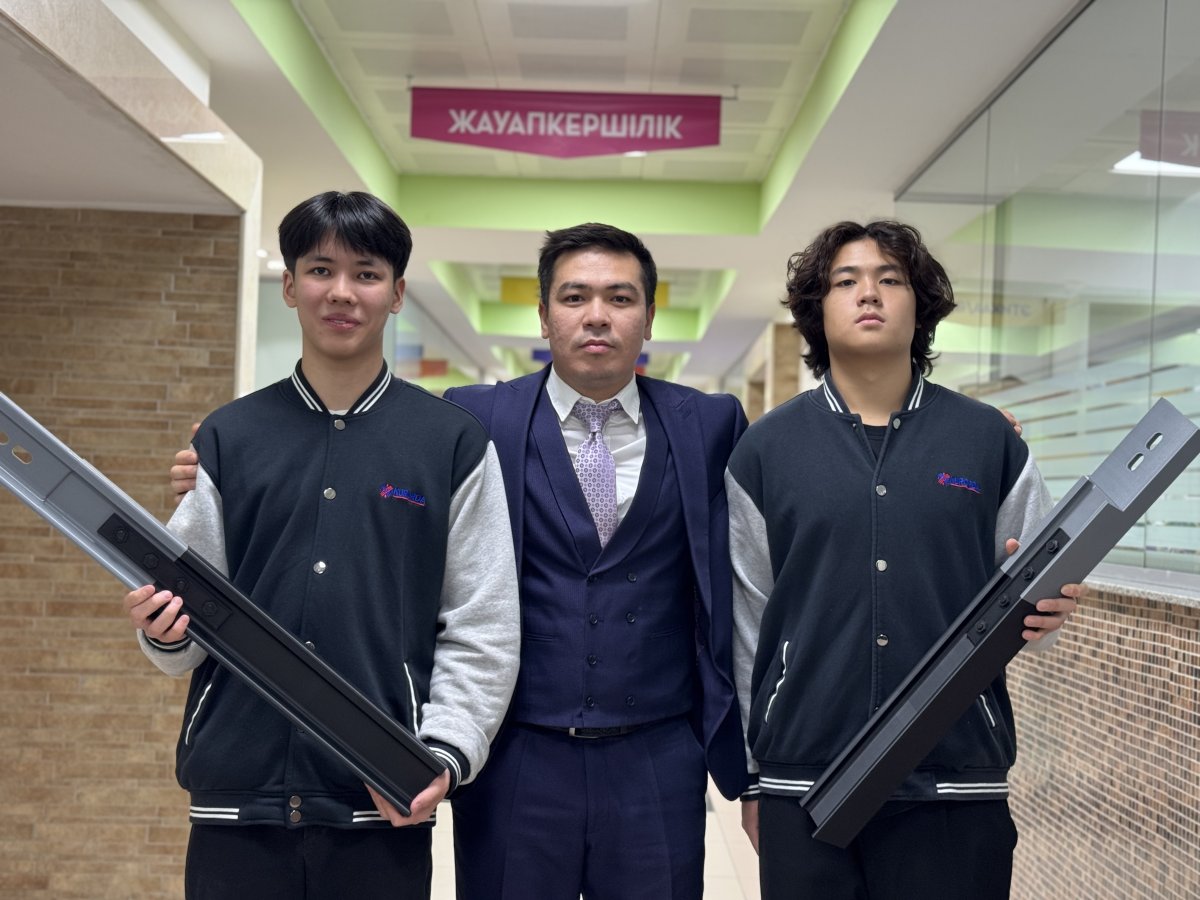 Тихие рельсы будущего: как школьники из Астаны запатентовали инженерную инновацию