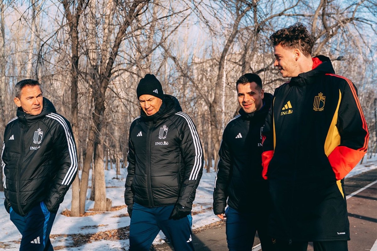 Игроки сборной Бельгии устроили прогулку по Астане