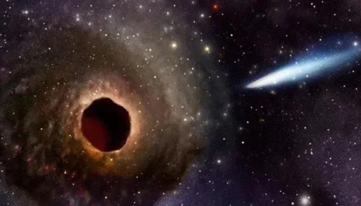 Ученые обнаружили редкий антихвост у межзвёздной кометы