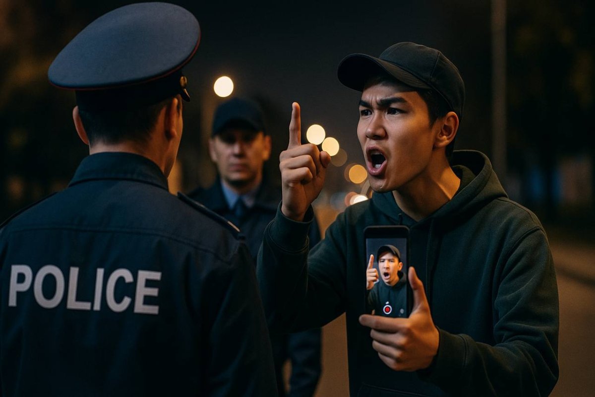 Подростка из Актау наказали за оскорбление полиции в TikTok