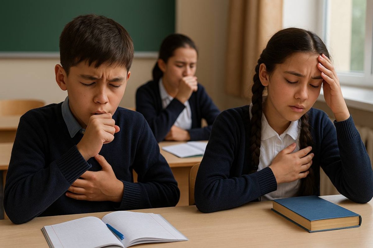 Школьников Астаны могут перевести на онлайн-обучение из-за ОРВИ