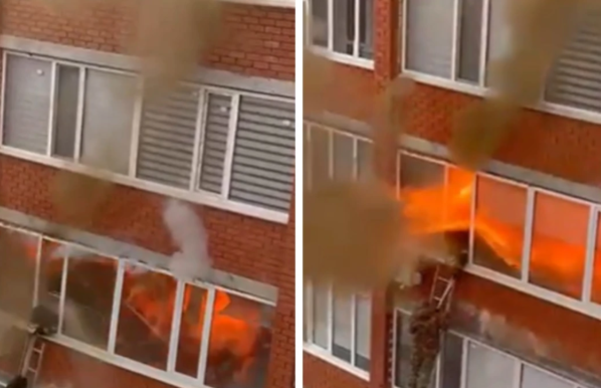 В многоэтажке Уральска прогремел мощный взрыв