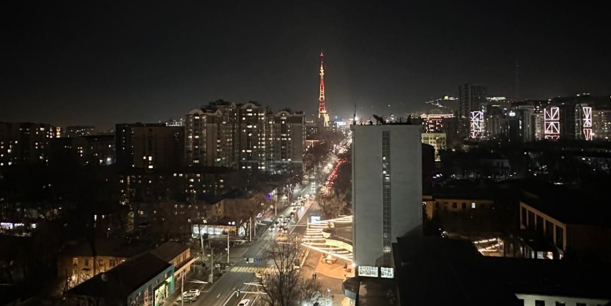 Алматинская телебашня преобразилась ко Дню Независимости