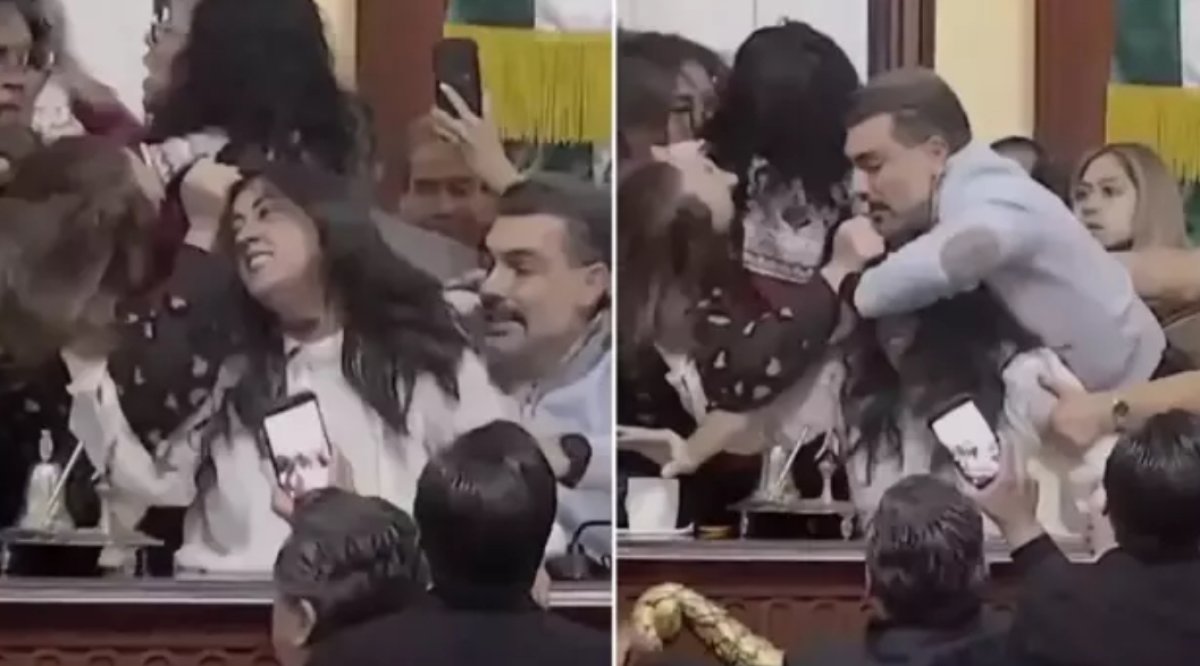 Депутаты устроили драку в парламенте Мексики