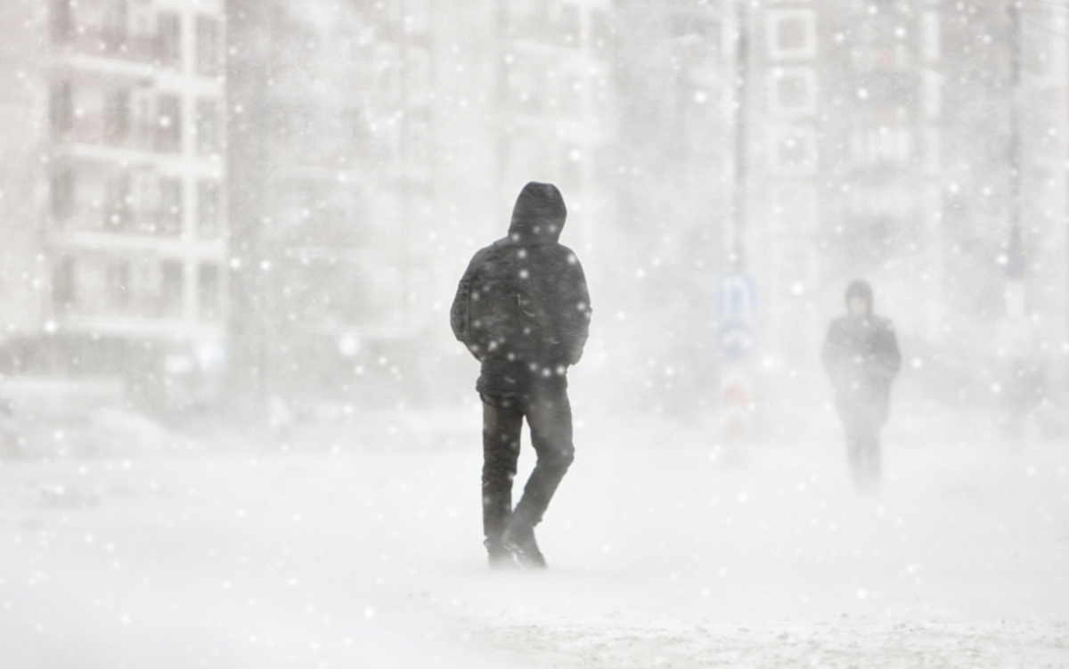 Снег и метели накроют Казахстан 18 декабря
