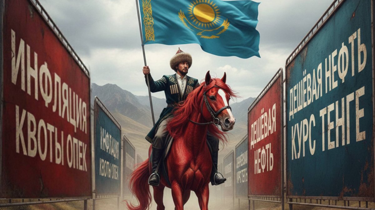 Пик Нефтедобычи или трясина Инфляции: куда ускачет экономика Казахстана в 2026 году?
