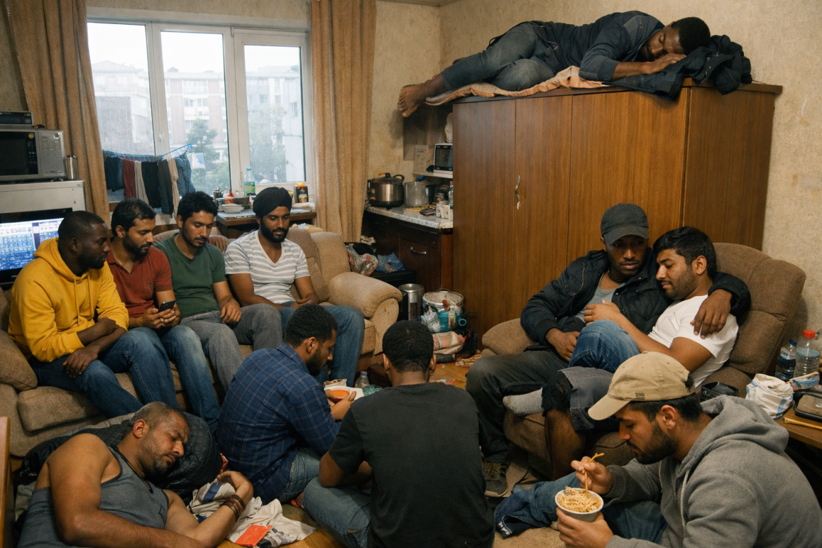 Больше ста нелегальных мигрантов «жили» в одной квартире в Алматы