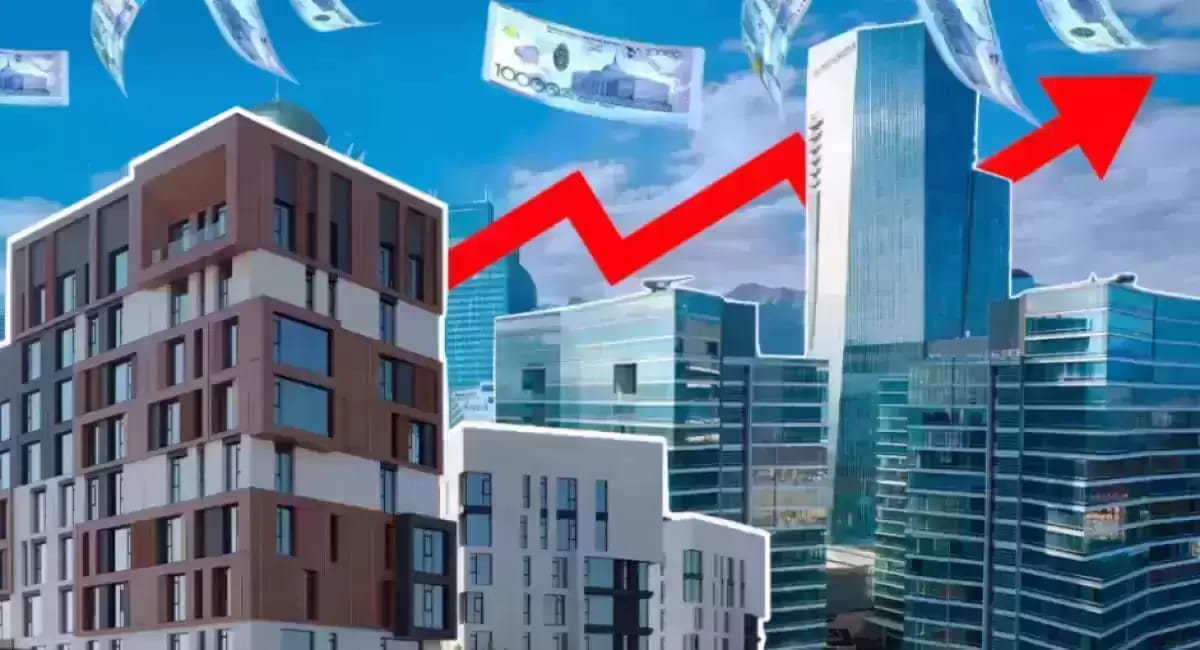 Стоимость аренды жилья взлетела более чем на 40% в двух городах Казахстана