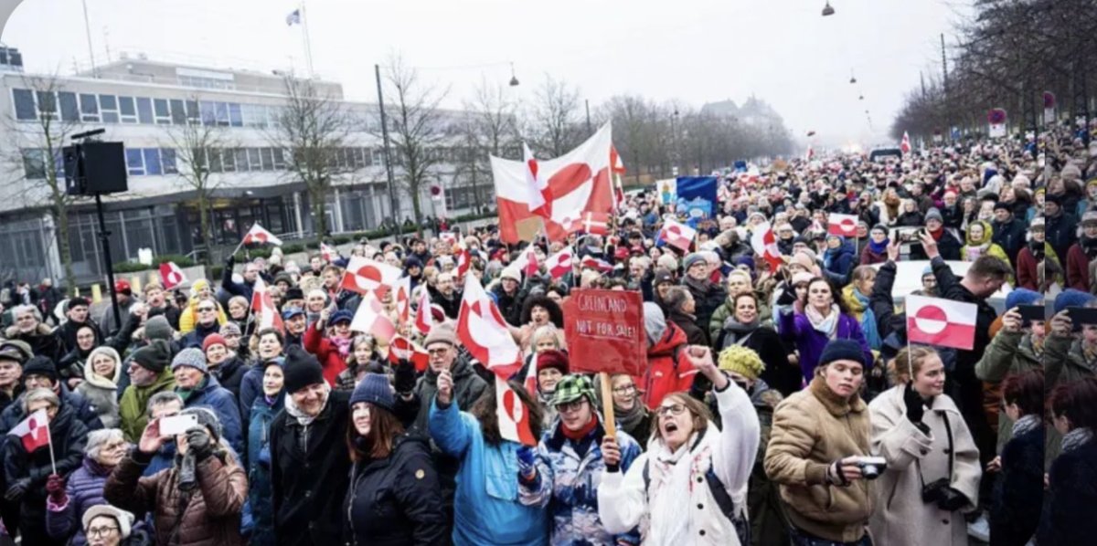 «Гренландия не продаётся»: тысячи людей вышли против планов Трампа