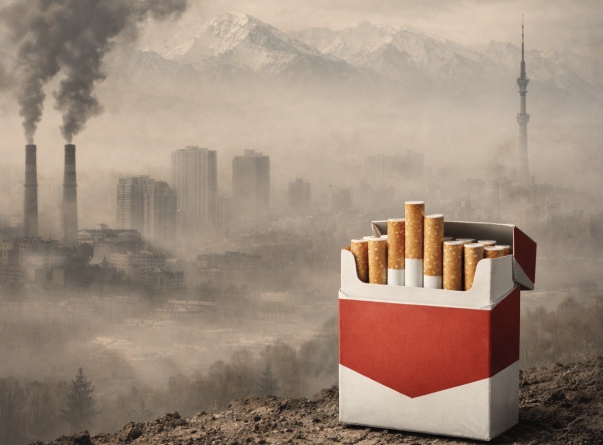Алматинцы за год «выкурили» 26 пачек сигарет из-за грязного воздуха