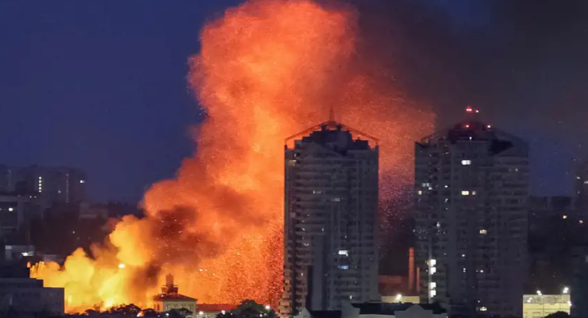 Россия снова нанесла массированный удар по Киеву и Харькову