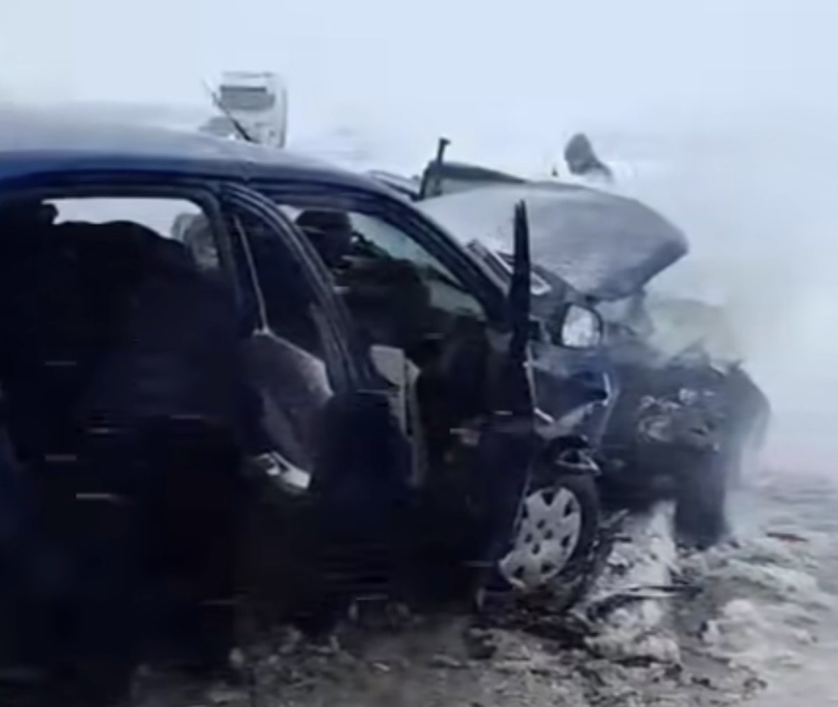 В страшном ДТП в Абайской области погибли четыре человека