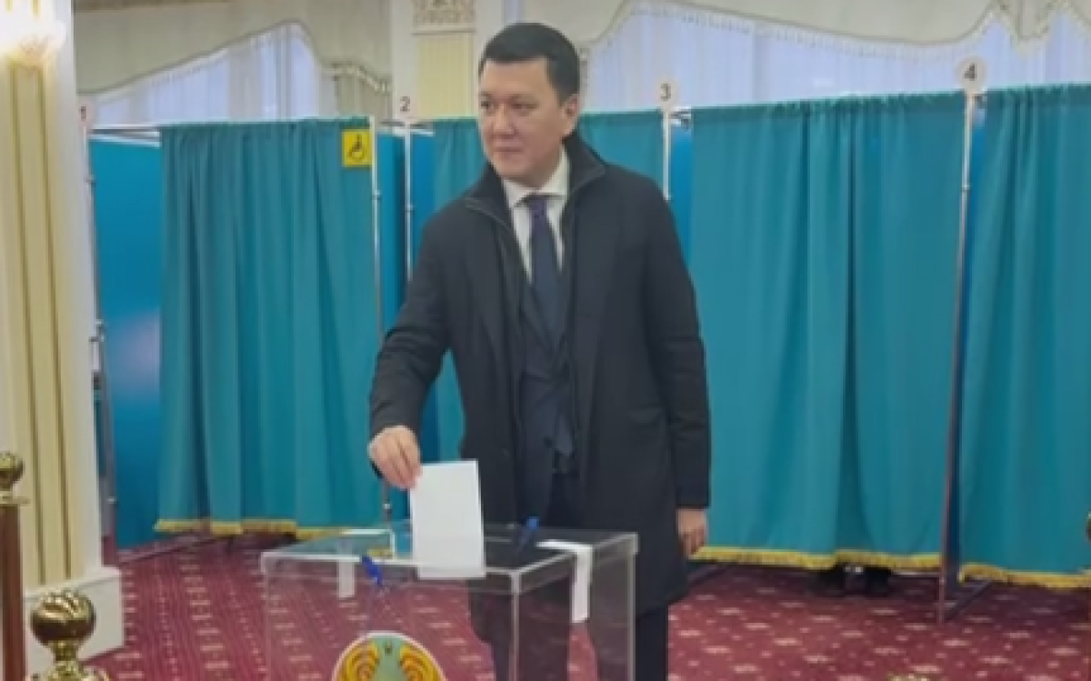 Карин принял участие в голосовании на референдуме