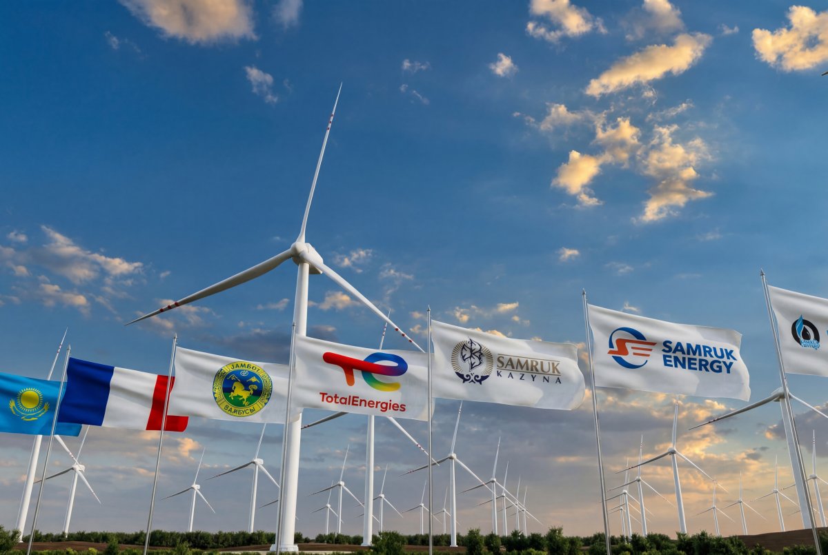 «Самрук-Қазына» запускает строительство крупнейшего ветропарка на 1 ГВт