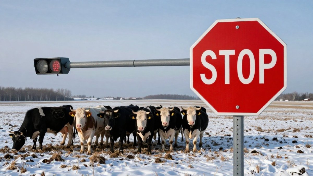 Казахстан усилил контроль на границе с Россией для защиты от ящура