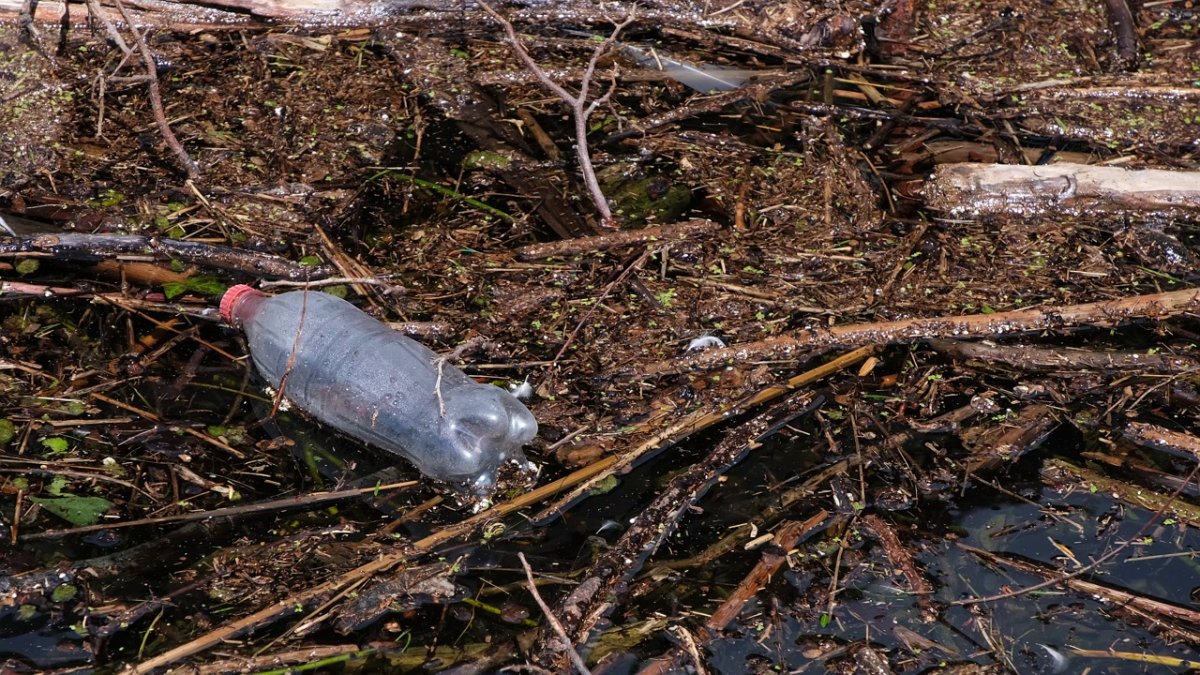 Мусор на льду в Бурабае: что говорят в нацпарке