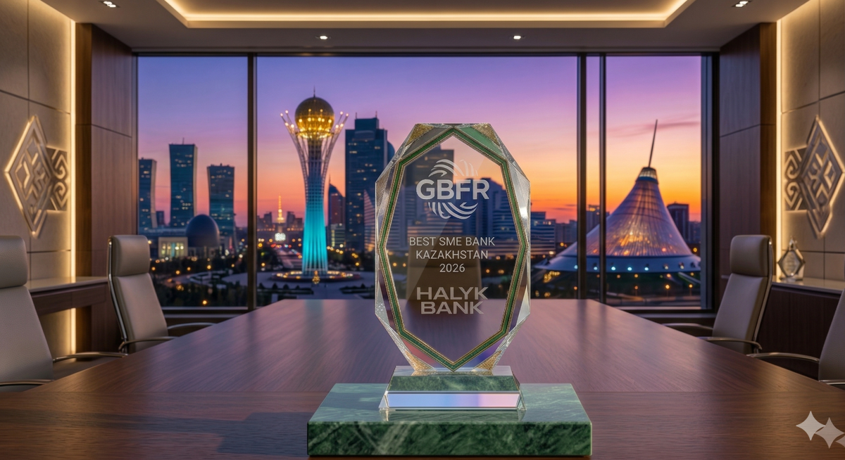 Halyk признан лучшим банком для малого и среднего бизнеса в Казахстане в 2026 году