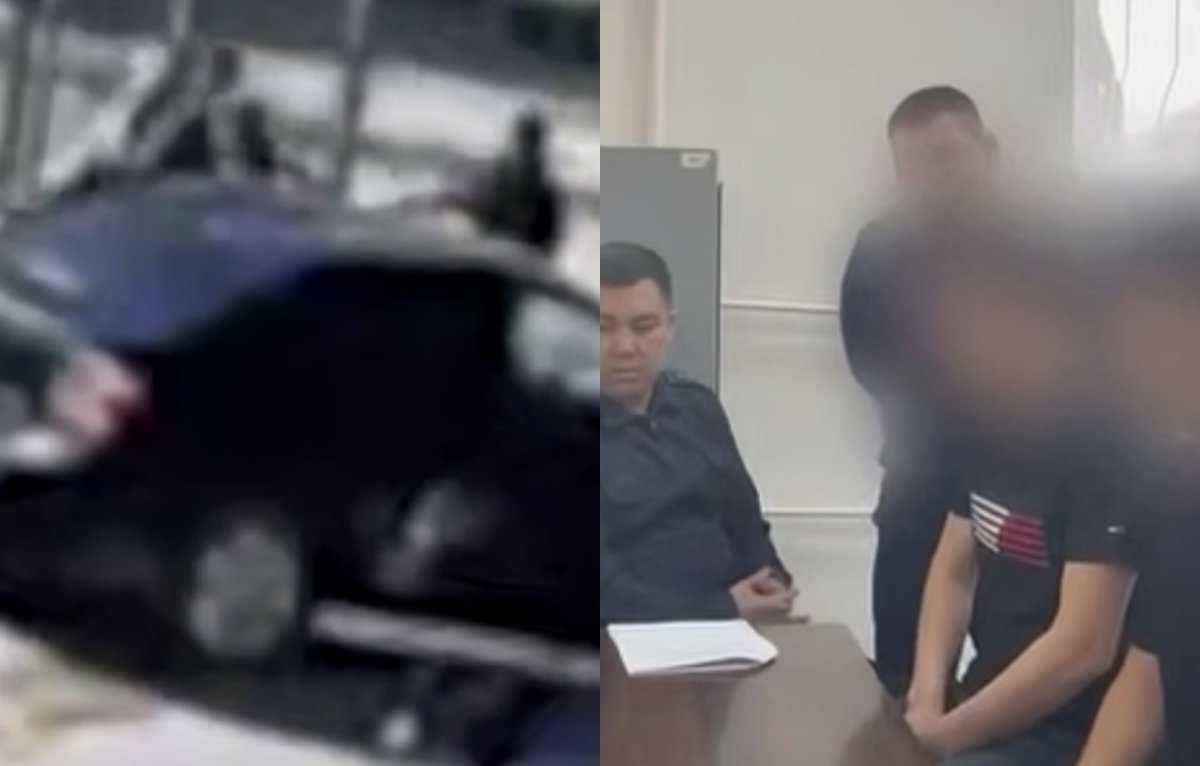 Подросток заехал на авто в школу в Астане и устроил драку