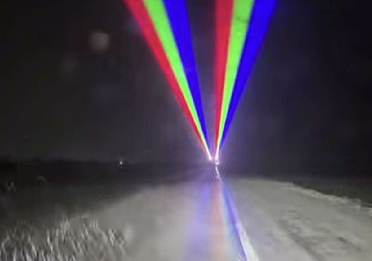 Дорога «засветилась»: на трассе в Жетысу включили лазеры