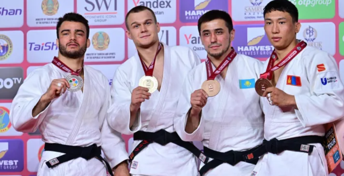Казахстан впервые вошел в топ-3 Grand Slam по дзюдо