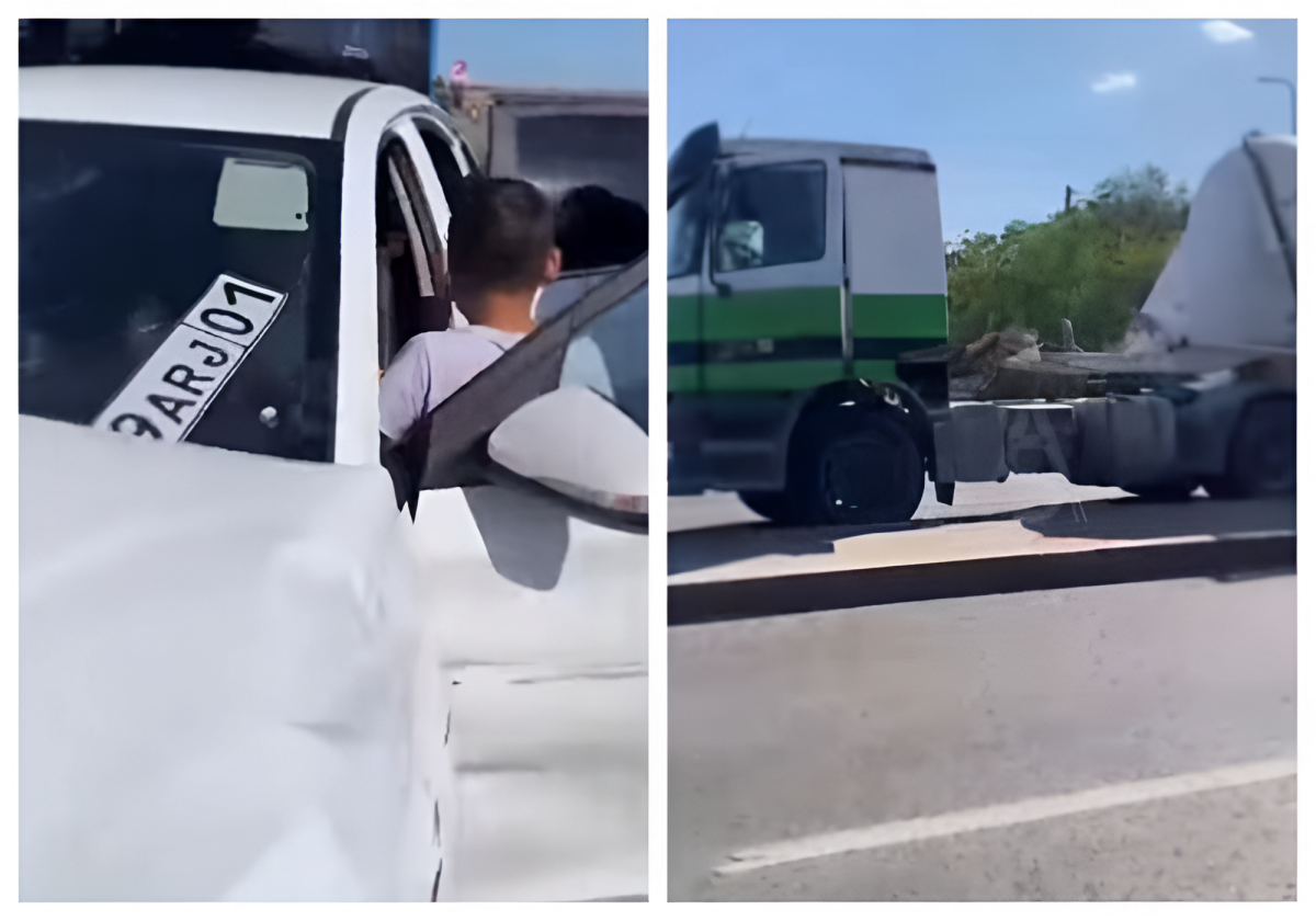 В Астане фура протаранила машину с детьми: пострадали шесть человек