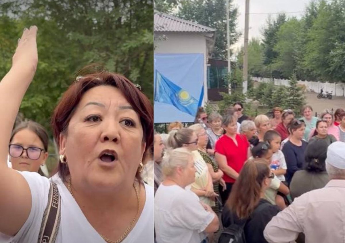 Жители посёлка Кушокы пьют грязную воду в 40-градусную жару и требуют отставки акима