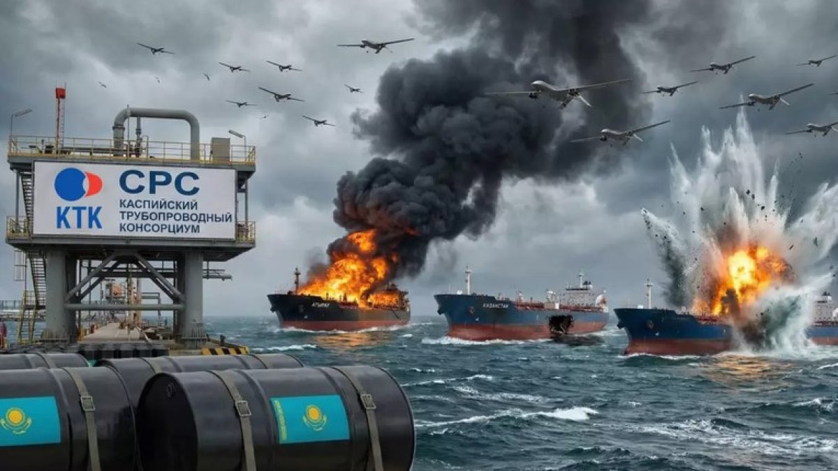 Казахстанская нефть под угрозой: ещё один танкер атаковали возле терминала КТК