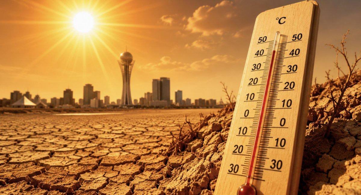 Жара возвращается: Казахстан снова накроет температура до +33°C