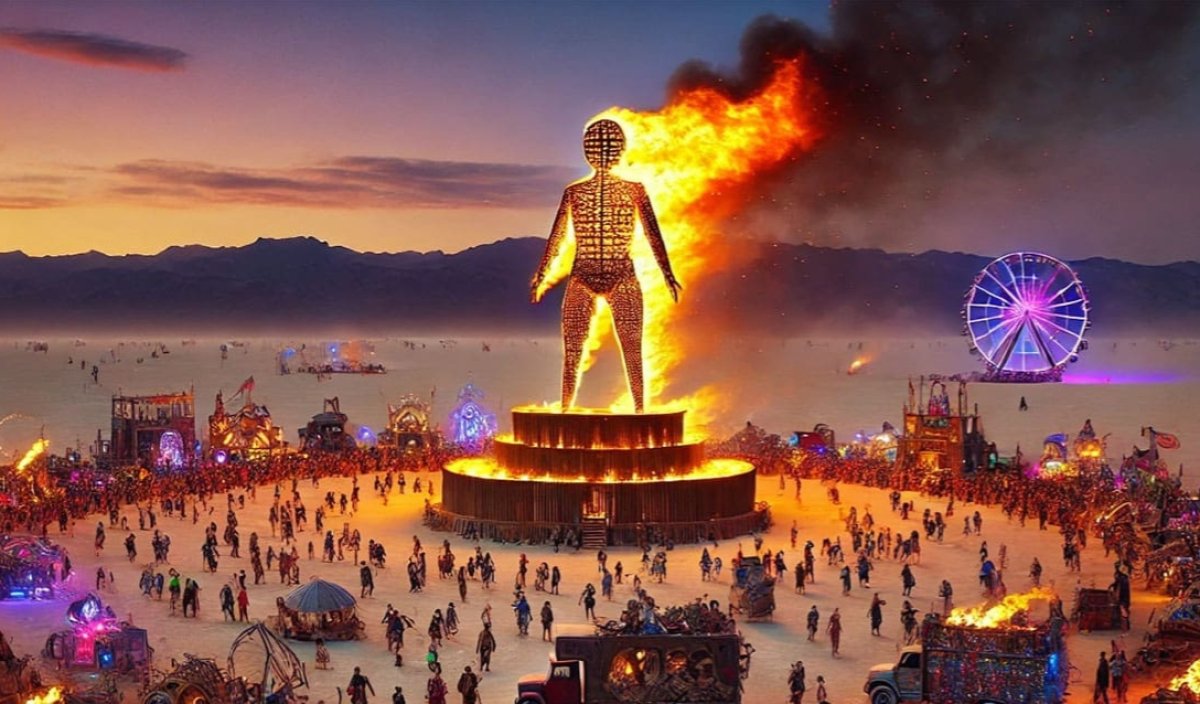 На фестивале Burning Man умер мужчина