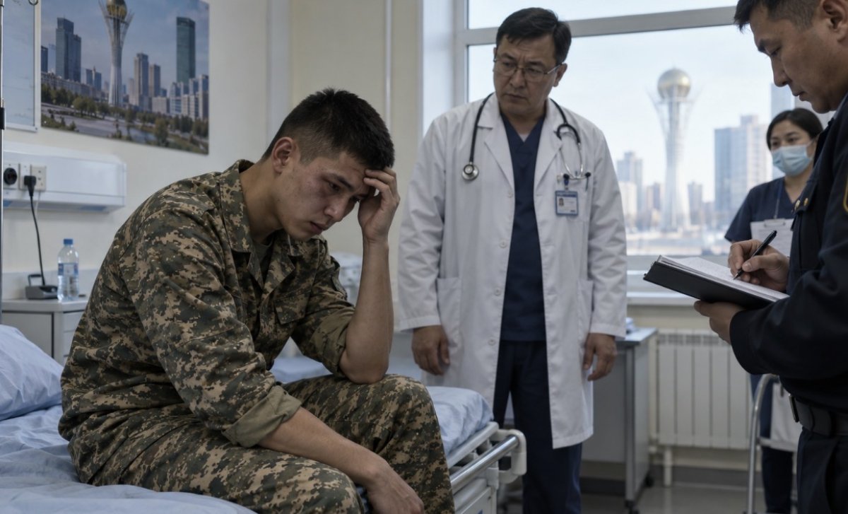 Солдат из Актау пожаловался на избиения в воинской части: Нацгвардия начала проверку