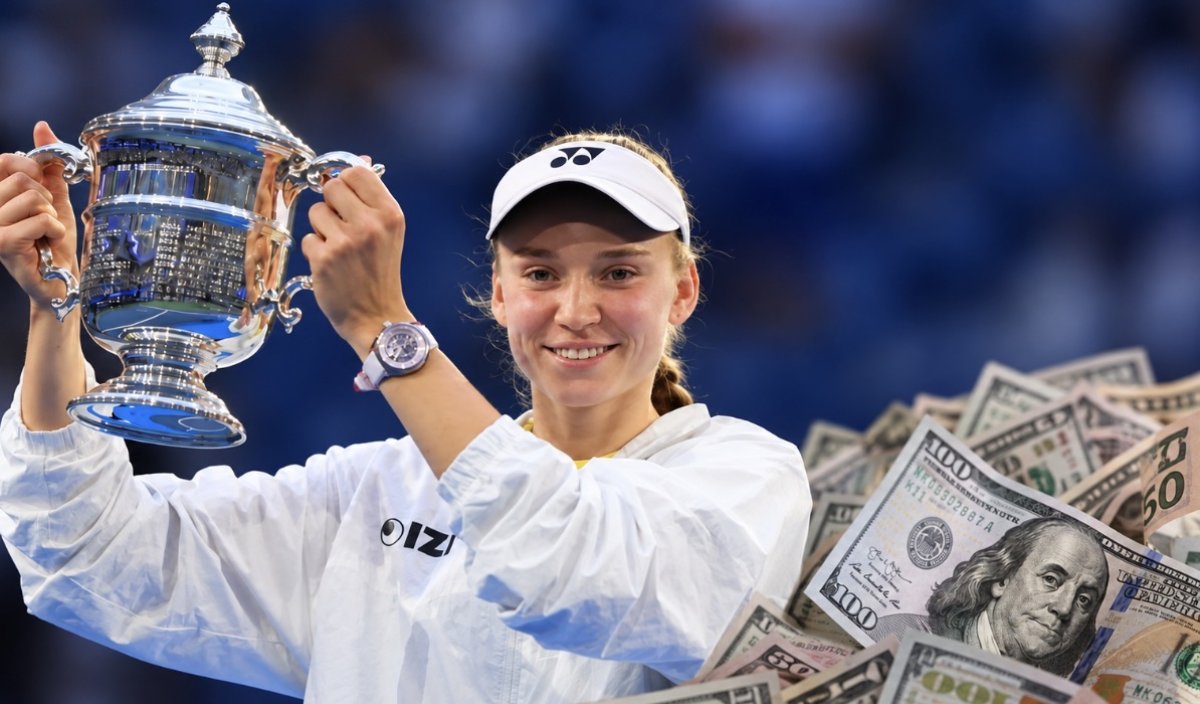 Рыбакина заработала рекордные $5,5 млн за победу на US Open