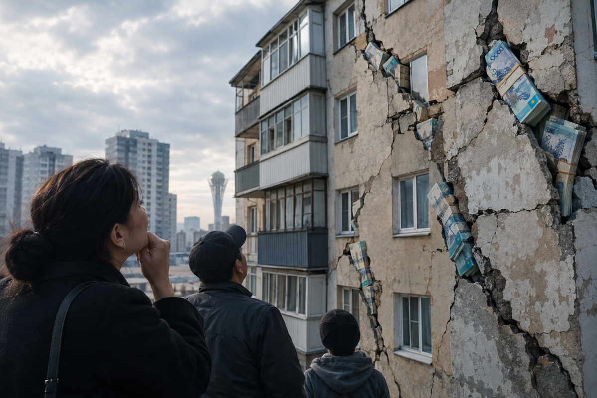 Дом с сюрпризом: сколько потенциально опасных многоэтажек стоит в Казахстане, и кто за них отвечает?