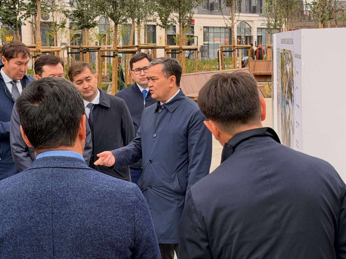 Женис Касымбек побывал на GreenLine, где скоро откроют новые участки