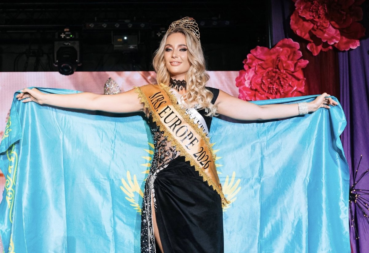 «Впервые в истории»: казахстанка завоевала титул Mrs Europe