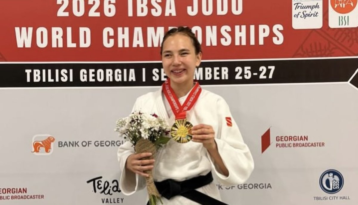Казахстанка стала чемпионкой мира по парадзюдо