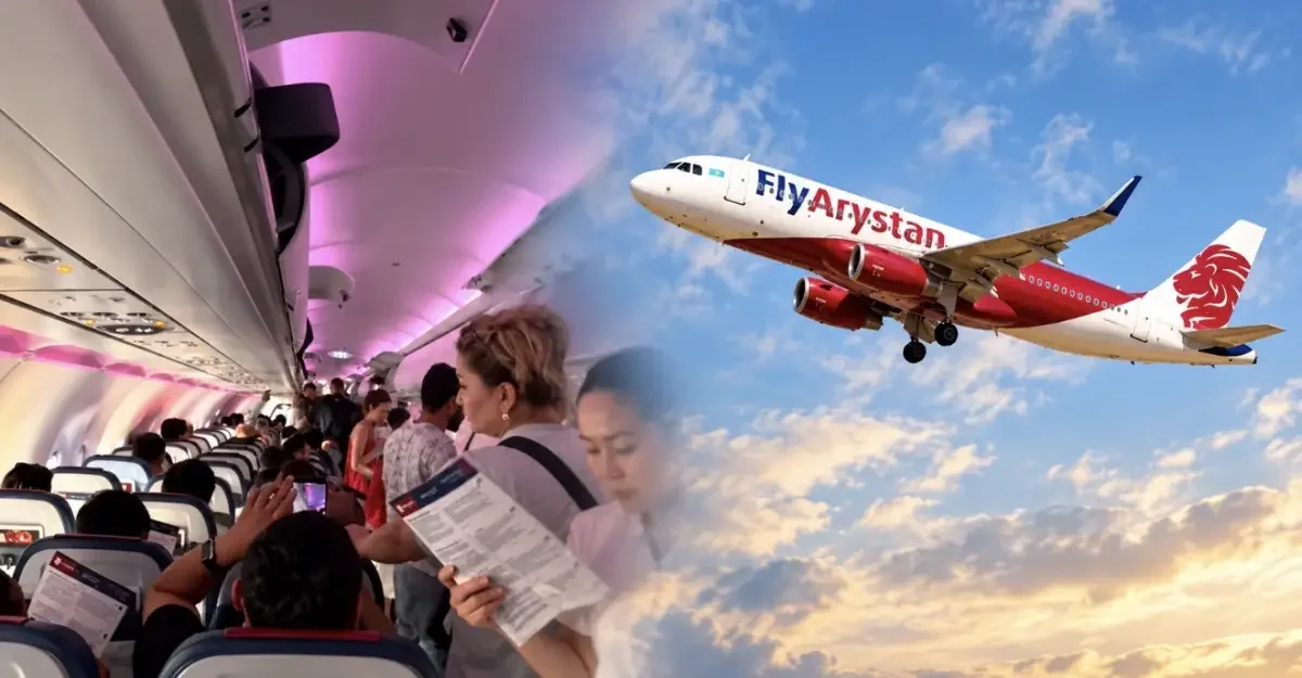 Казахстанец отсудил у FlyArystan компенсацию за то, что заперли в самолёте без кондиционера