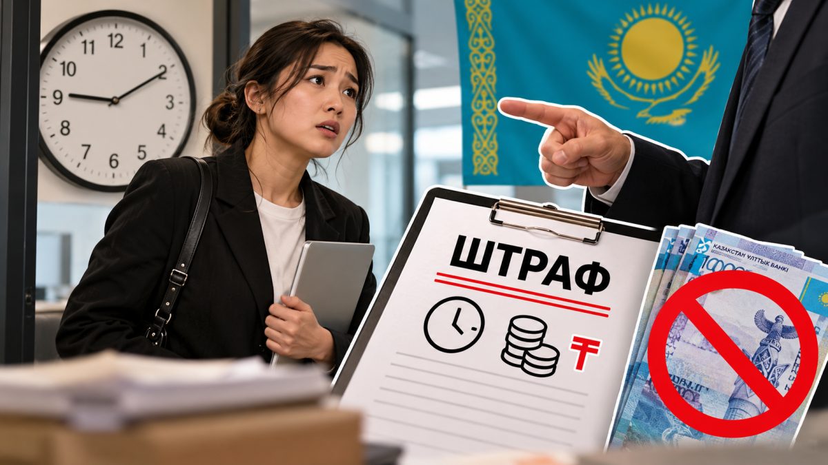 Штрафуют за опоздание на работу: законно ли это в Казахстане