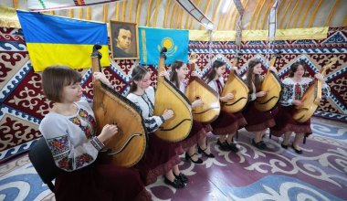 Ещё одна казахская "юрта несокрушимости" появилась в Украине
