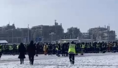 Более ста рабочих вышли на забастовку на Тенгизе